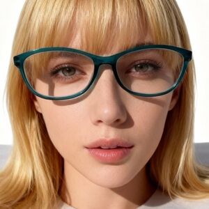 Equate Elegant Lily Blue Teal Women's Reading Glasses+1.75